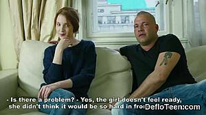 Ljubka rdečelaska najstnica 18+ Mila Lukoshkina se sramuje na castingu! 😳