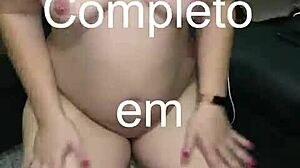 Uau! Bella Casada domina gangbang com amigos em lingerie