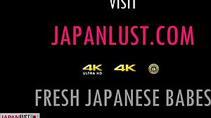 恥ずかしがり屋の日本人アマチュア美女が濡れて激しいPOVセックス