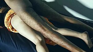 Hot Desi bhabhi nyter intens anal lek i tradisjonell sari hjemme.