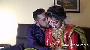 नवविवाहित इंडियन सुदीपा हनीमून की पहली रात पर रफ हार्डकोर सेक्स और क्रीमपाई सहती है