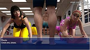 لا أصدق أن كس ليلي الضيق العذراء استوعب زبي! جسمها الصدر الكبير 18 عام في الميني سكيرت جنني.