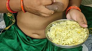 Stepsister-in-Law Feeds Milk and Food to Stepbrother-in-Law in Hindi Video