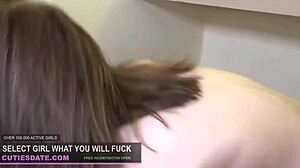 Ух, нимфоманка милф ждет жесткого анального траха дома...