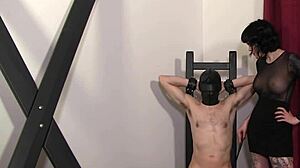 Masochist træning antyder bundet slave dominans