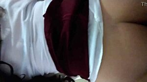 लैटिना नेबर का बड़ा गैंड हार्ड एमेच्योर पाउंडिंग लेता है। वो मर्सी मांगती है!