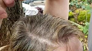 ydmygelsessession i skoven for min modne slave... 😈