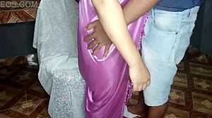 Hård romantisk sex med svägerska med intensiv knull och ridning