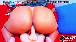 watch this married bbw show off her fat ass and tight pussy for your hot cum
