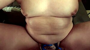 Dude this desi babe in crotchless panties takes interracial pov threesome pussy pounding and creampie finish