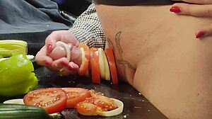 watch extreme cock torment with urethral insertion in kitchen