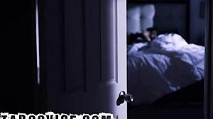 imagine stepdad slurping latina stepdaughter's huge tits before rough doggy