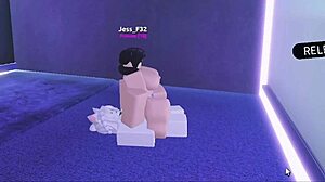 bent over doggystyle action heats up the roblox game