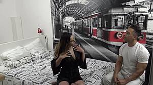 spanish teen bella rico melts into massage turning into hot fuck