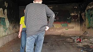 Mistress anastasia pegs slave sasha raw outdoors in abandoned house