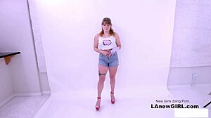straight girl tempted by lesbian stylist during photoshoot