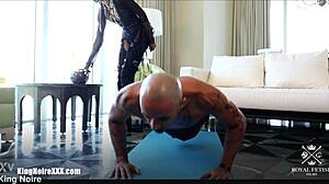 king noire pounds sexy latina reina ryder in athletic sex positions