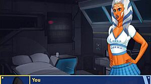 i'm like totally obsessed uh with groping orange trainer's huge boobs part 4