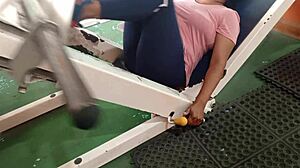 big gym ass milf comes over post-leg day for creampie doggystyle ride