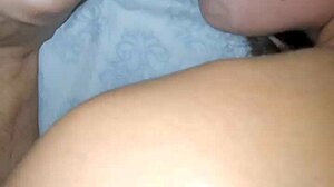 Feasting on young wife's squirting pussy
