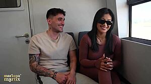 Hey big-ass Colombian, wanna fuck this stranger you met on the train right now, Mariana Martix?