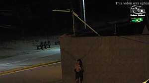 beach security catches naked couple's wild public tit bounce