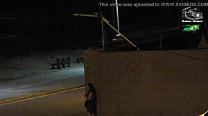 beach security catches naked couple's wild public tit bounce