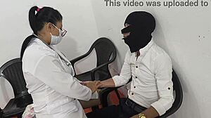 hot latina doctor seduces patient for intense office pussy pounding full video