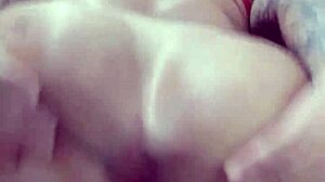 Bought new lingerie set flashed huge ass on cam