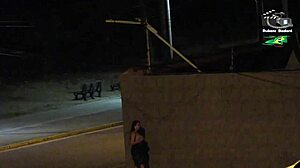 beach security catches naked couple's wild public tit bounce