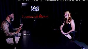 Brother spots her sheer red lingerie pics prefers medium cock gets shocked by reality