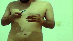 oh fuck yeah body smooth and hairless now i'm horny as hell stripping outside!