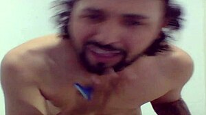 oh fuck yeah body smooth and hairless now i'm horny as hell stripping outside!