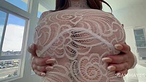 Pawg's tight holes stretched wide by massive BBC, squirting in ecstasy