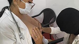 hot latina doctor seduces patient for intense office pussy pounding full video