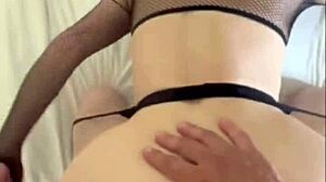 Slutty milf nina dolci chokes on deepthroat while getting drilled doggystyle first time on dating app