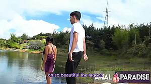 Fucked Sexy Maid's Ass Behind Blind Stepdad
