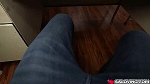 Austin Accidentally Cums Inside Stepsister Aubree Valentine's Mouth