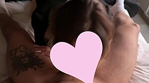 sweet girl caressed while deepthroating huge cock