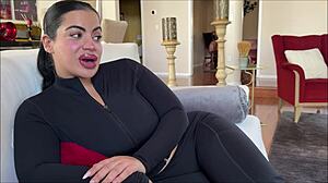 Thick Lissa Aires Cheats with Alex Adams - Step Mom Rides Daddy's Cock in Taboo Doggystyle Creampie