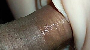 Candy tests positions with deep creampie vagina fillings up close