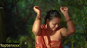 rainy day floods naughty bhabhi's desires as cheating wife rides devar's cock to orgasm