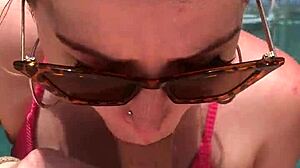Hey, watch Katarinakitty deep throat that cock by the pool.