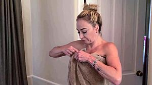 Busty Blonde Milf Claudia Cheats Hubby