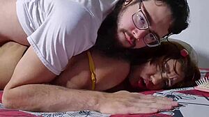 Thick Stepsister Begs for One Last BBC Pounding Before Goodbye