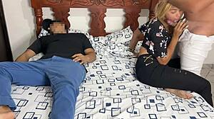best friend's latina girlfriend gets bent over and fucked hard ntr style
