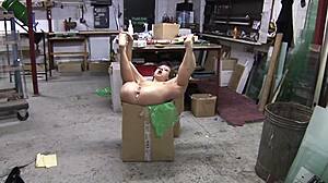 Blindfolded Gabriela Glazer takes free use anal creampie pounding