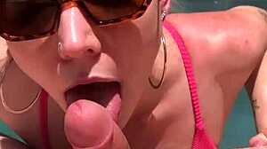 Hey, watch Katarinakitty deep throat that cock by the pool.
