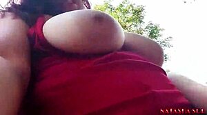 damn we stripped naked on street before femdom grabs us...