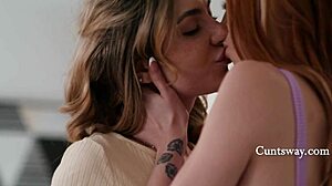 Curious Petite Teens Fuck Each Other Using Instruction Book